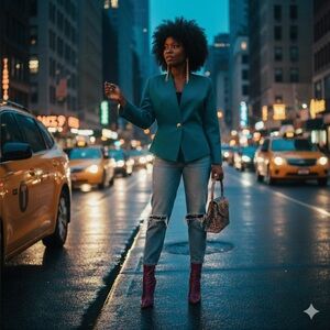 VINTAGE STATEMENT BLAZER